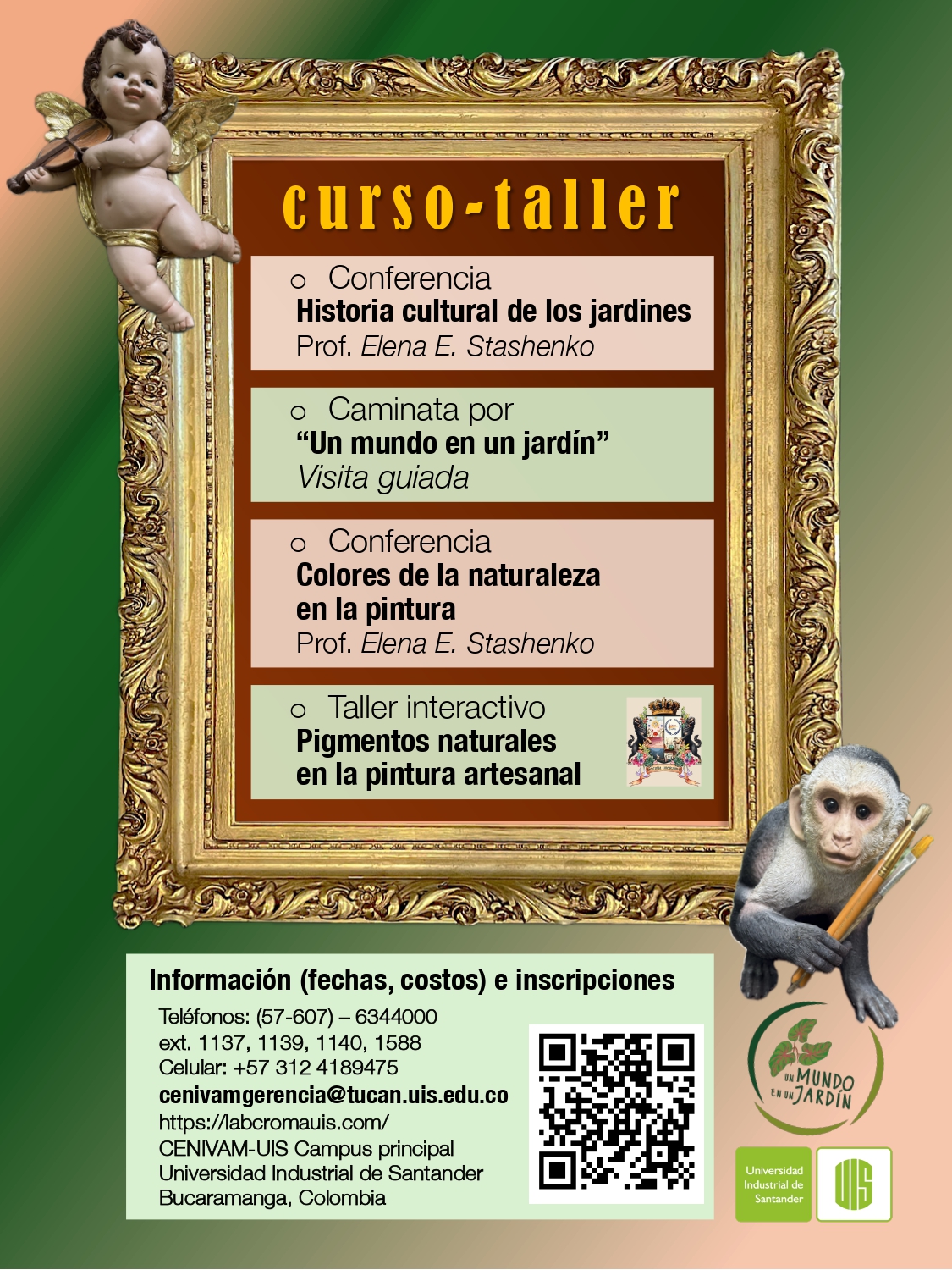 CURSO - TALLER  "COLORES DE LA NATURALEZA" (PRÓXIMA FECHA: 30 DE ABRIL 2026)