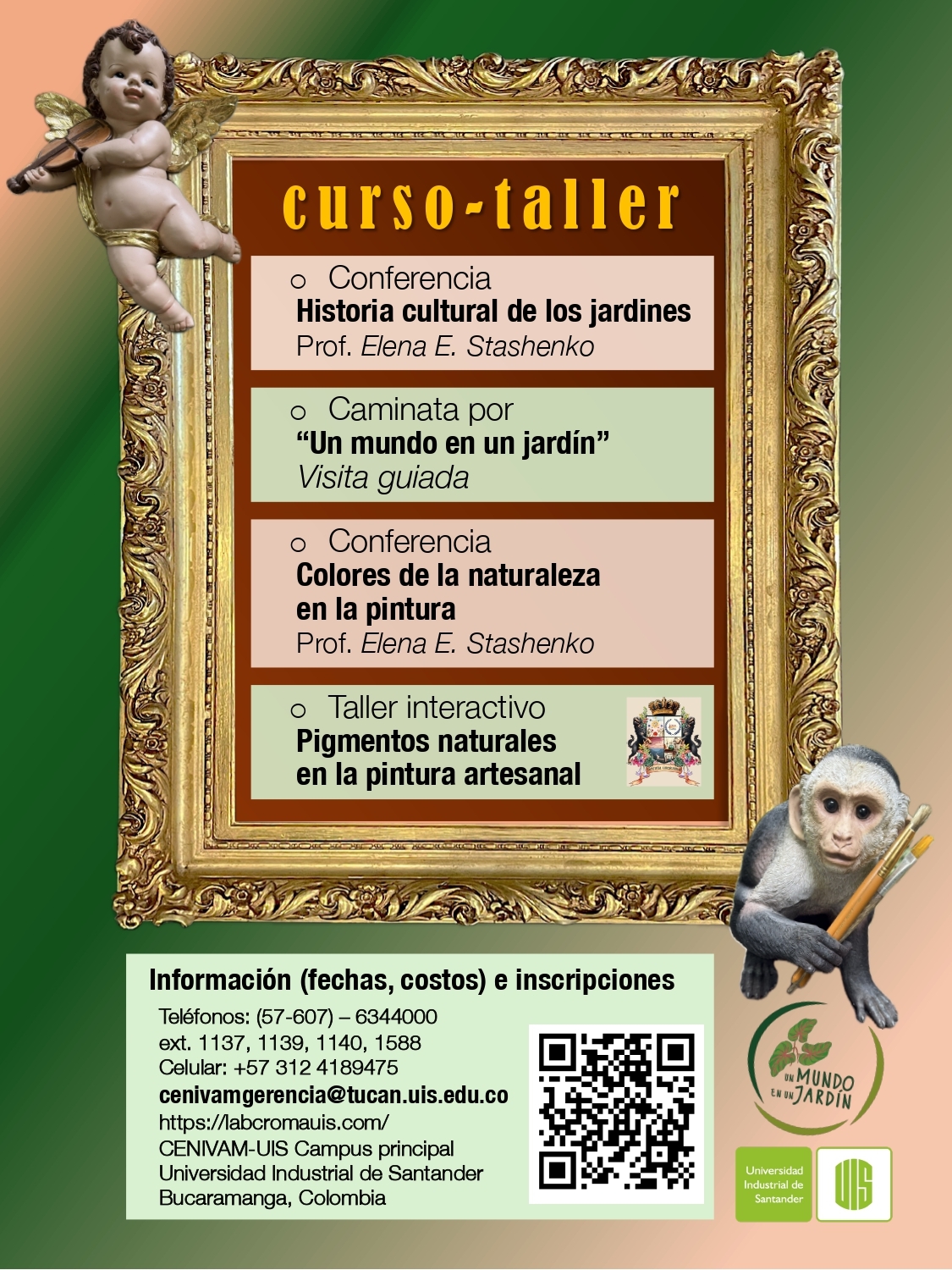 CURSO - TALLER  "COLORES DE LA NATURALEZA" (PRÓXIMA FECHA: 30 DE ABRIL 2026)